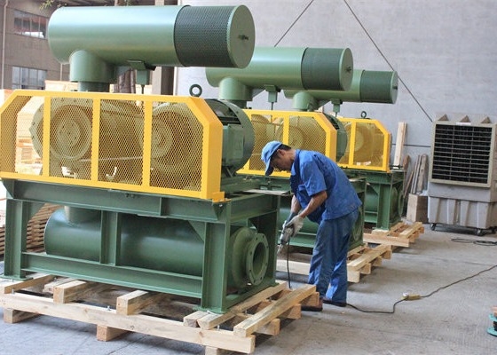10" 80kpa 71.52m3/Min 132kw Литой железный трехлобный корневой вентилятор