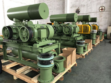 DN200 Трёхлопастный корневой вентилятор 30-132KW 80KPA Воздушно-охлаждающий вращающийся вентилятор