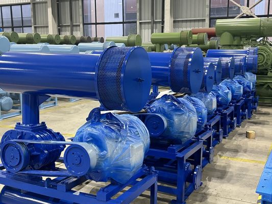 Водяное охлаждение Трёхлобный корневой вентилятор с давлением 60-80 КПА и вместимостью воздуха 31,89-50,67 м3/мин