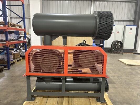 DN40 (1.5'') Three Lobes Roots Blower with 0.37-1.11 m³/min Air Capacity and 2300 rpm Max Speed