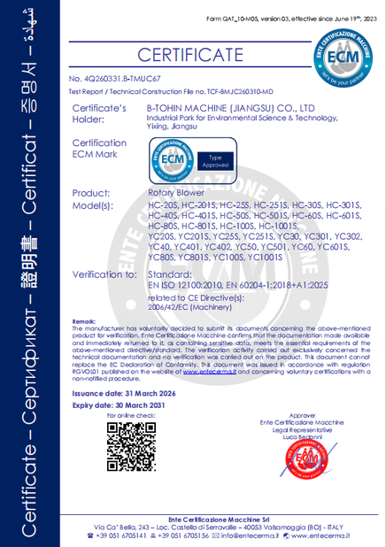 Китай B-Tohin Machine (Jiangsu) Co., Ltd. Сертификаты
