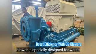 GS Одноступенчатый высокоскоростной центробежный вентилятор